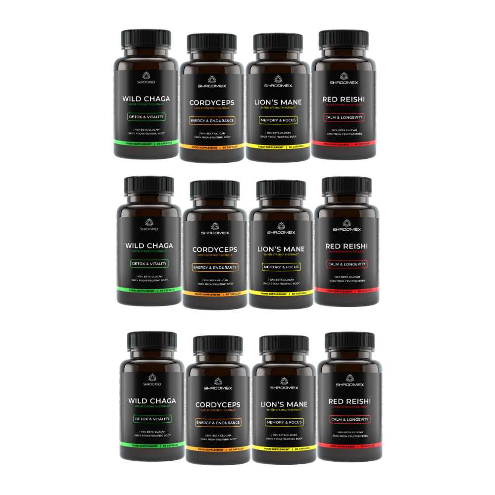 Ultimate Mushroom Sampler - Capsules Bundle