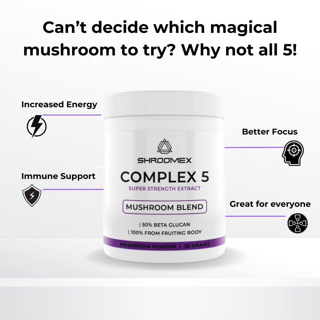 Complex 5 Mushroom Powder
