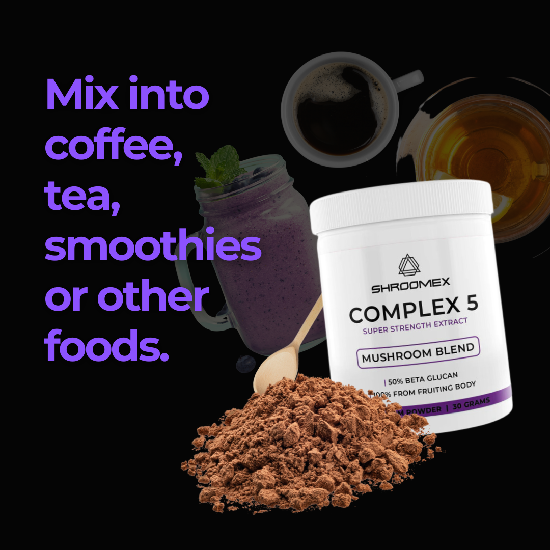 Complex 5 Mushroom Powder