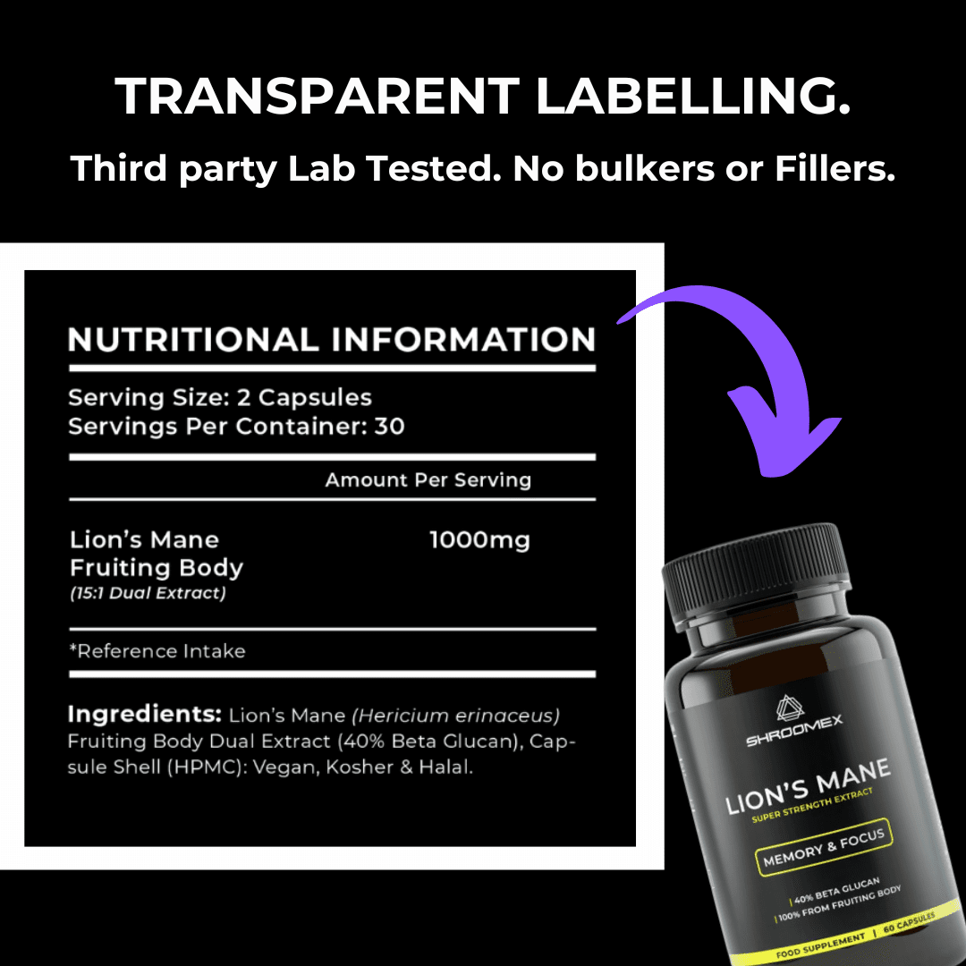 Lion's Mane Mushroom Capsules