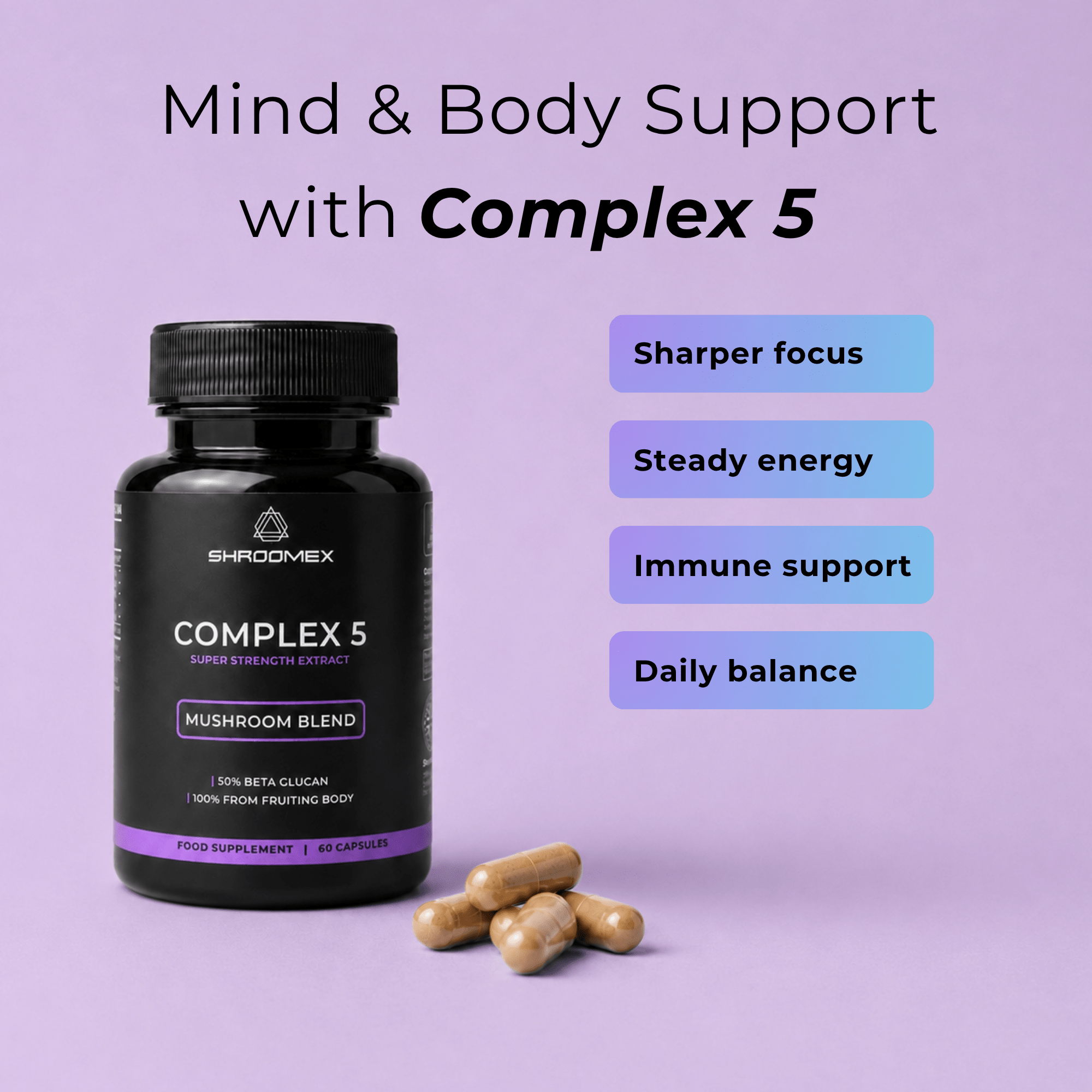 Mushroom Complex Capsules