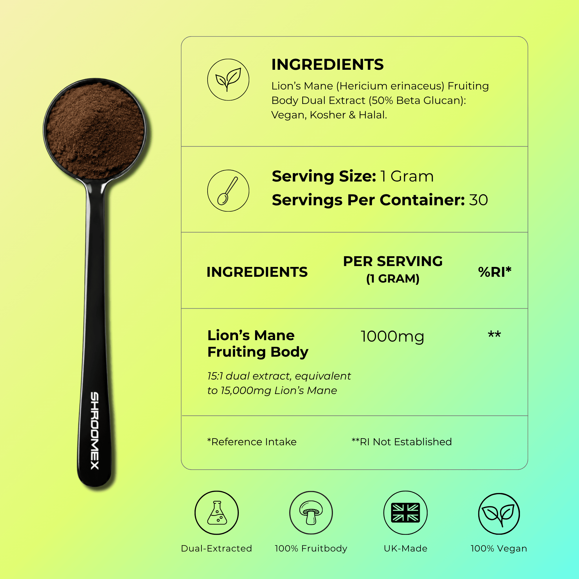 Lion's Mane Mushroom Powder