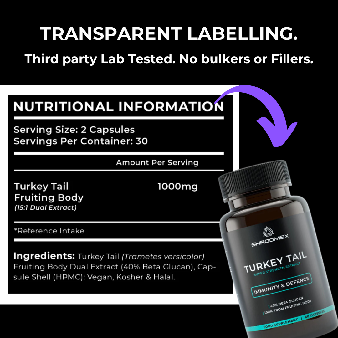 Turkey Tail Mushroom Capsules