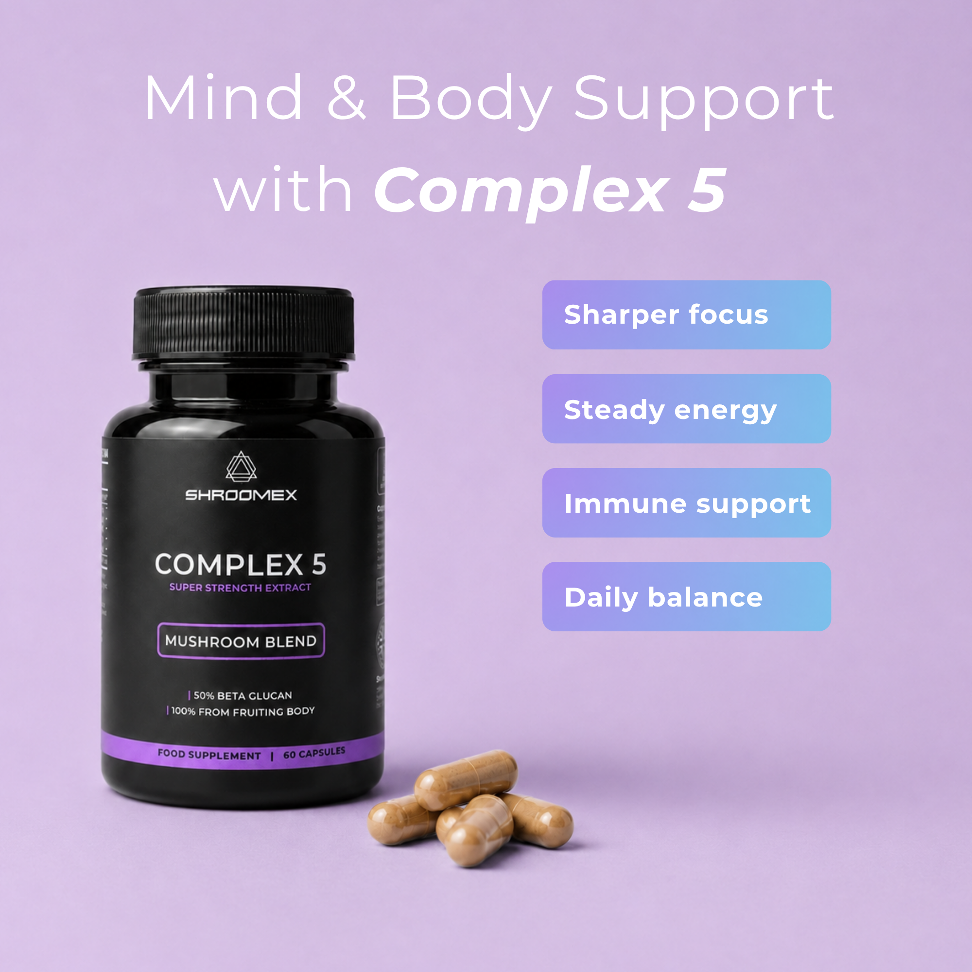 Mushroom Complex Capsules