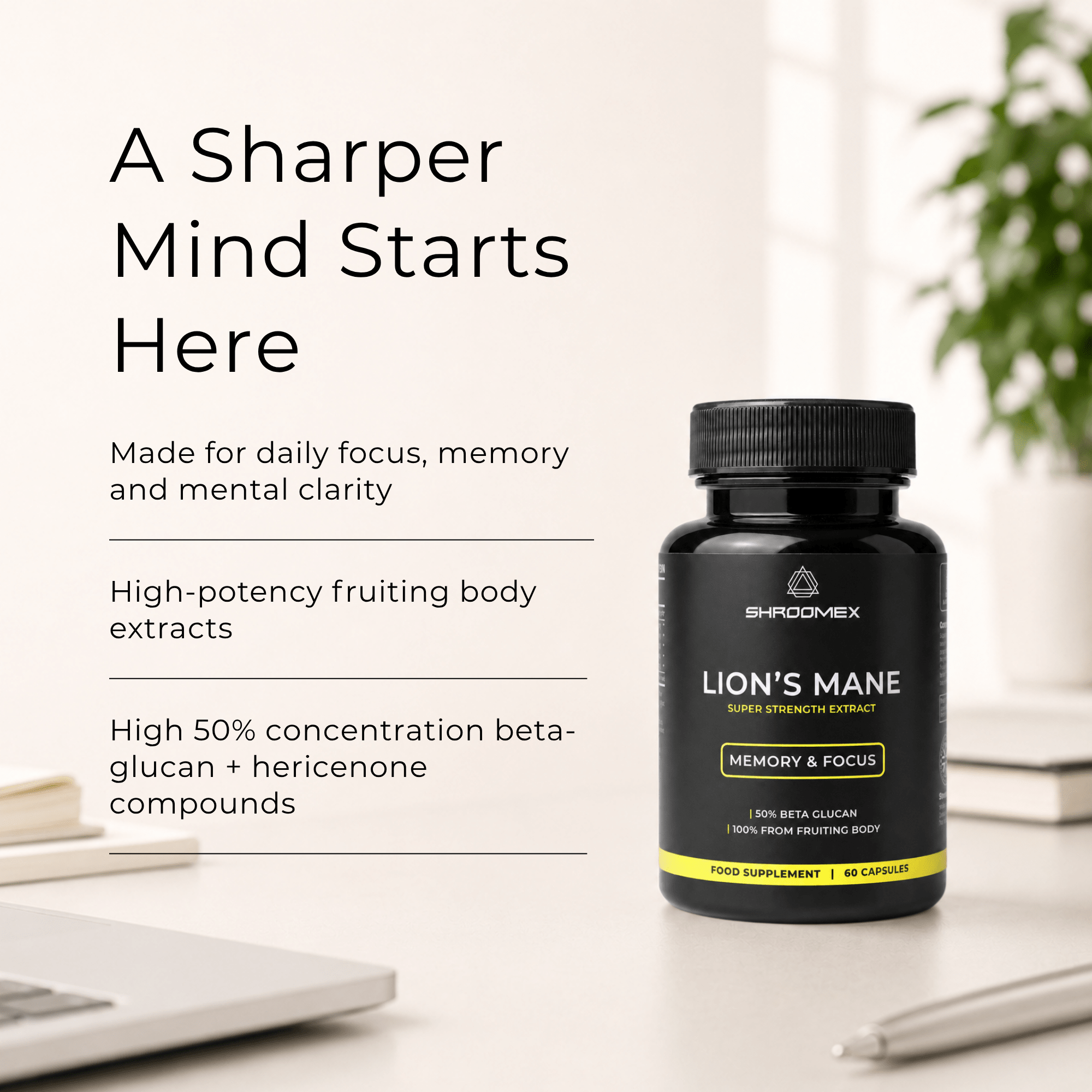 Lion's Mane Mushroom Capsules