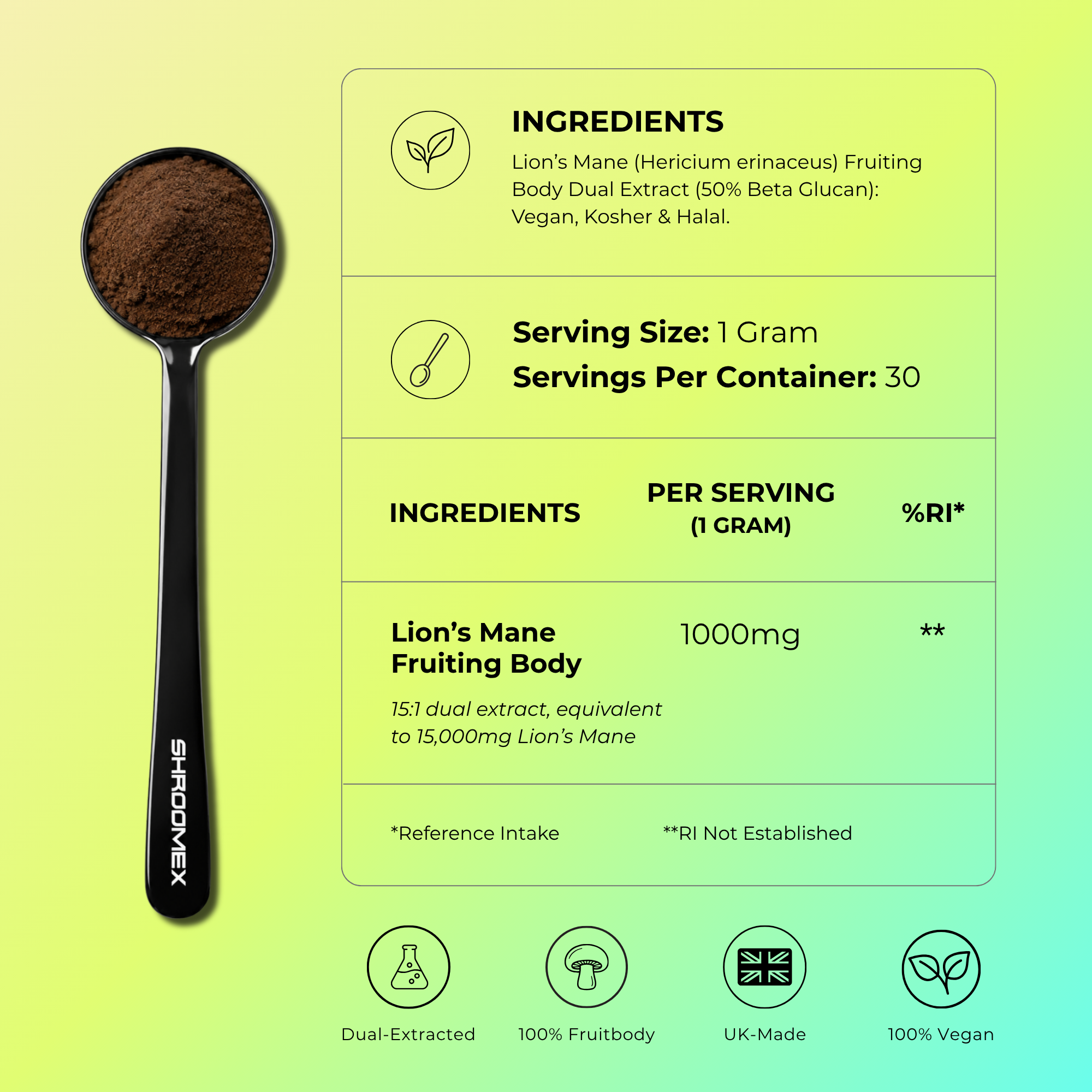 Lion's Mane Mushroom Powder