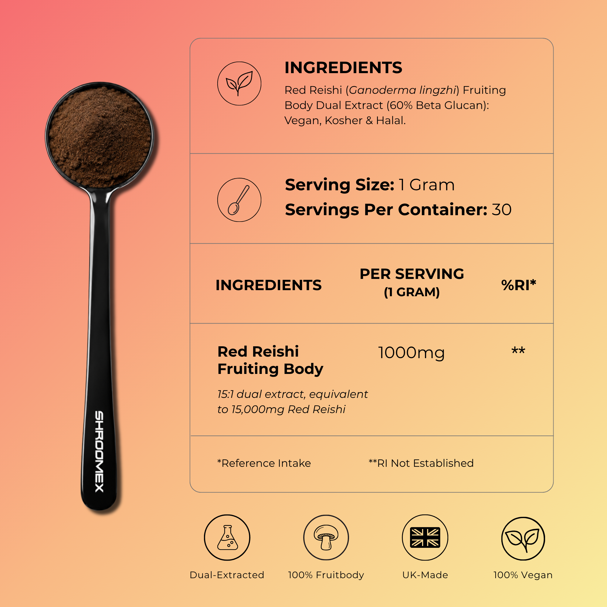 Reishi Mushroom Powder
