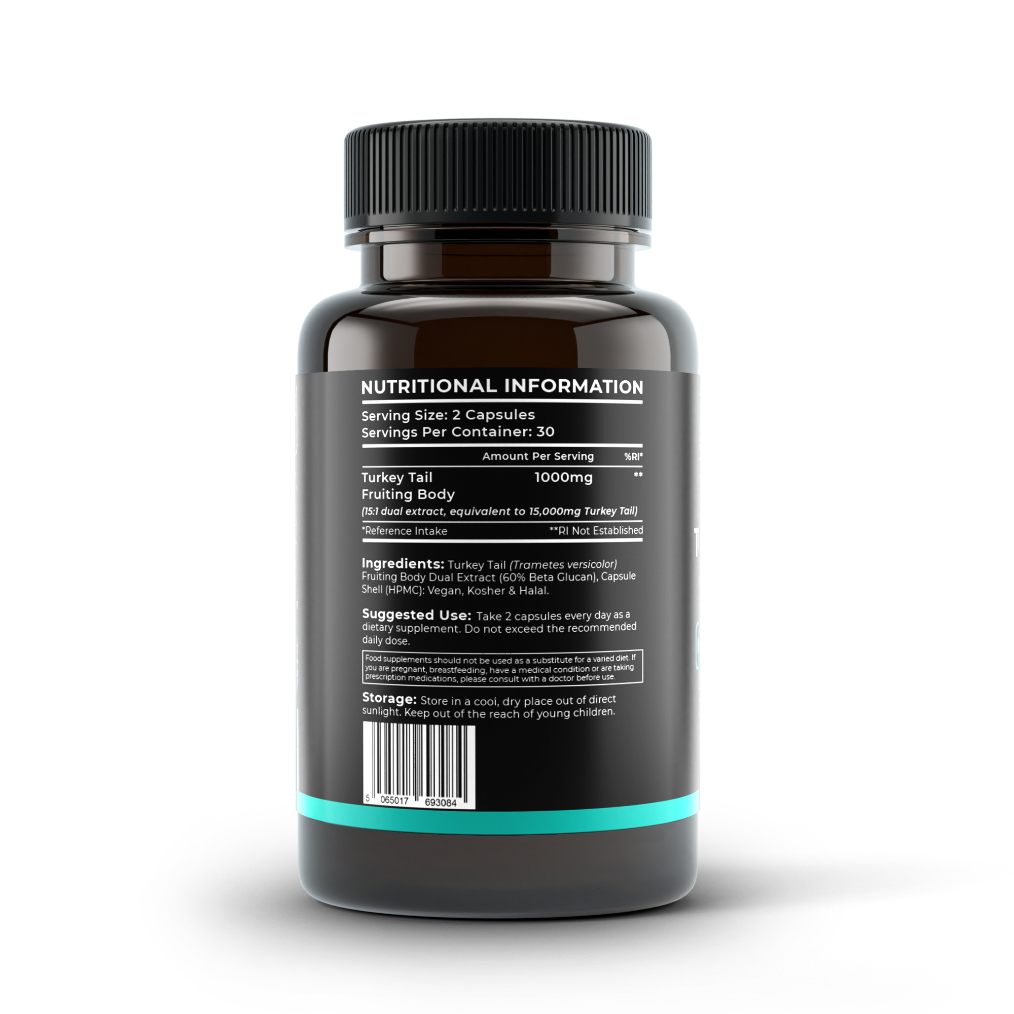 Turkey Tail Mushroom Capsules