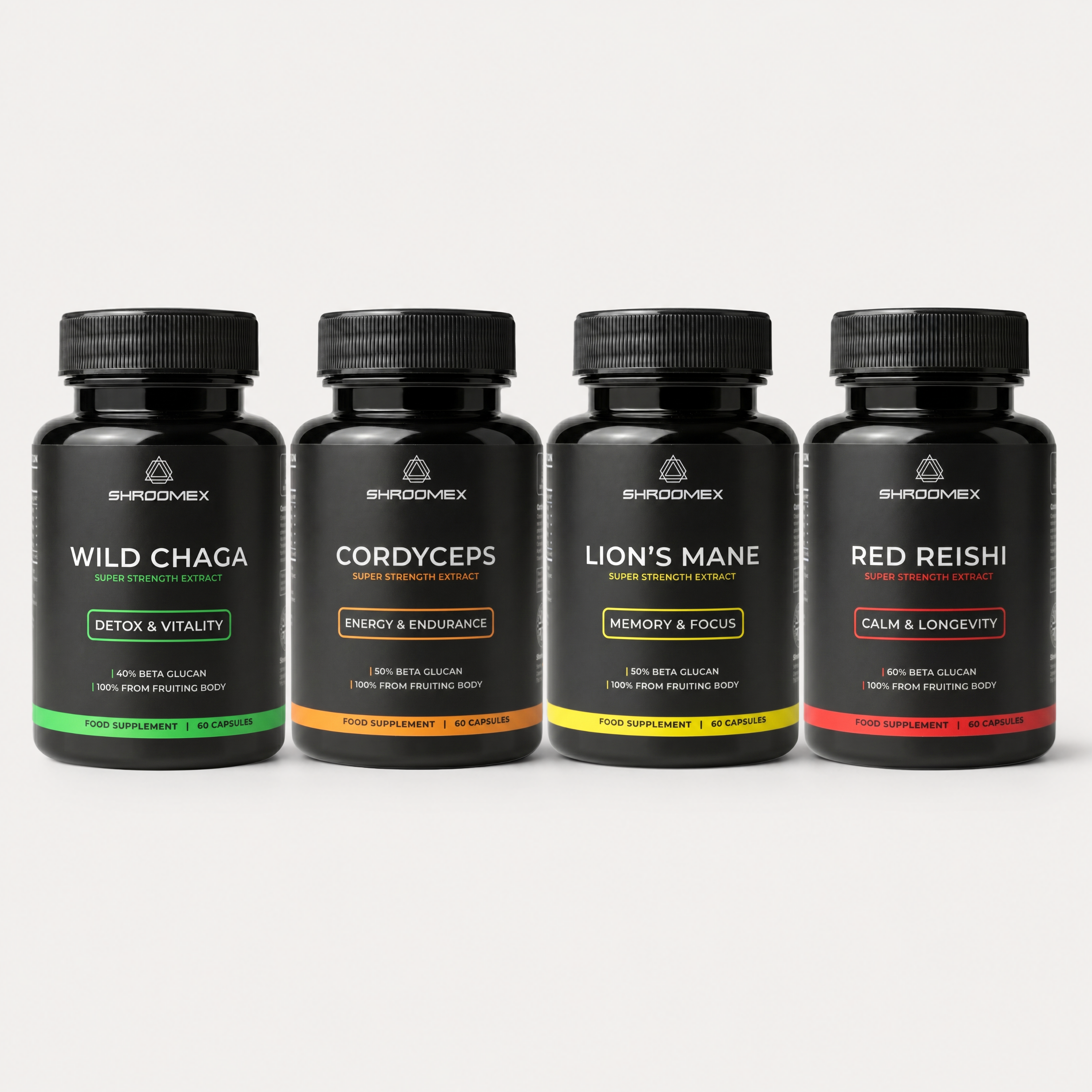Ultimate Mushroom Sampler - Capsules Bundle
