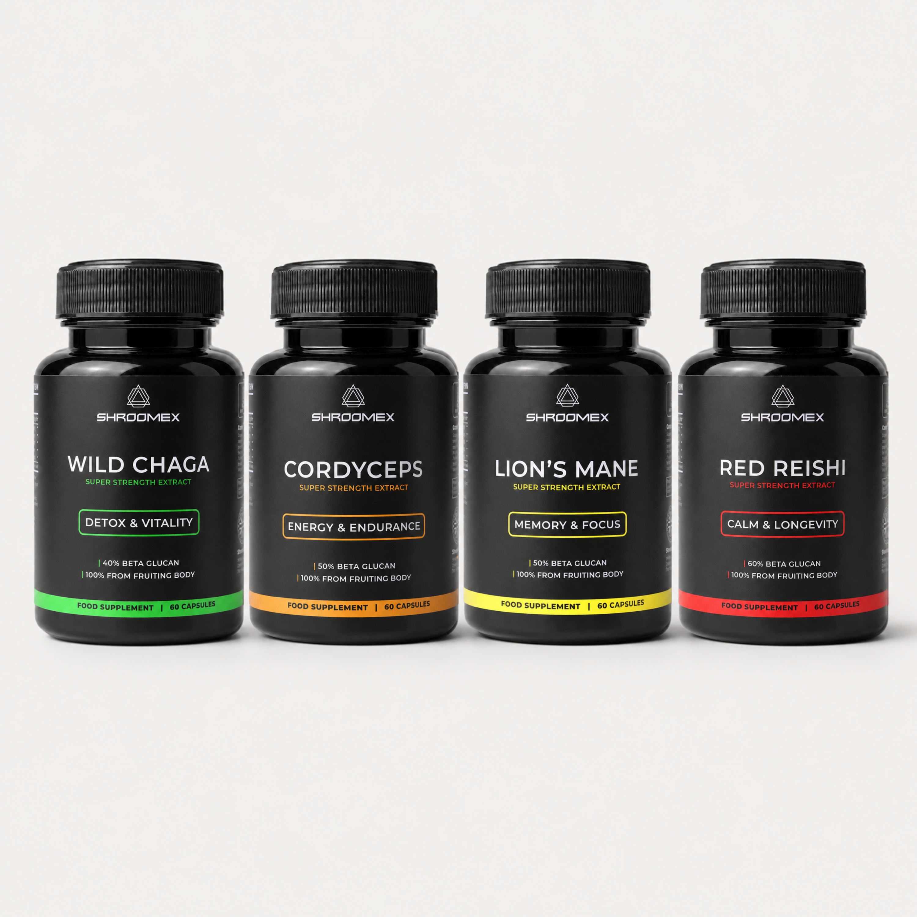 Ultimate Mushroom Sampler - Capsules Bundle